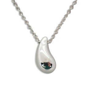 TIFFANY 925 teardrop pendant necklace